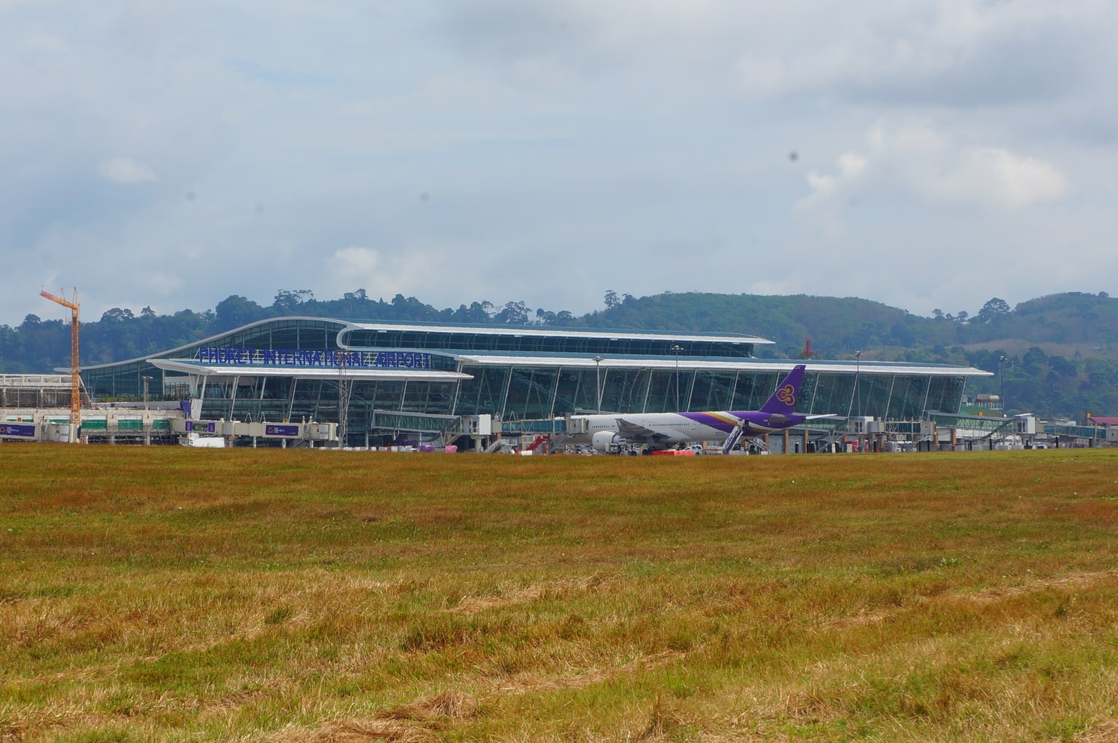 Exterior of the international terminal at Phuket International Airport
